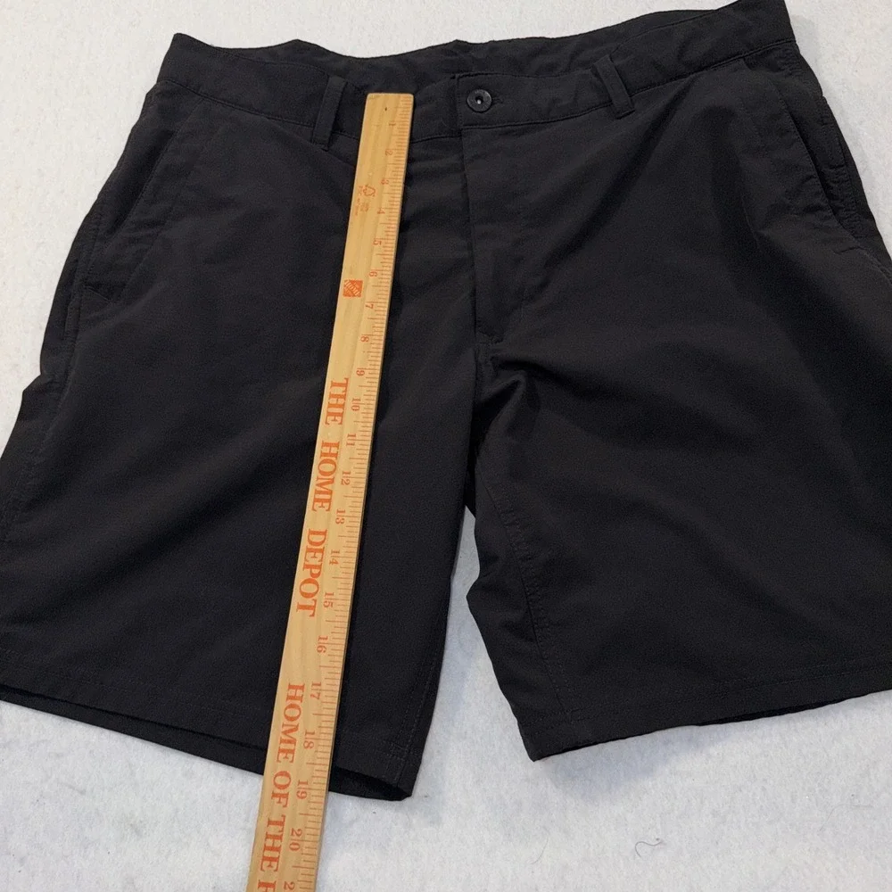 The North Face Men's 38 Shorts Flash Dry Black Zip Pocket Hiking Outdoor Utility
